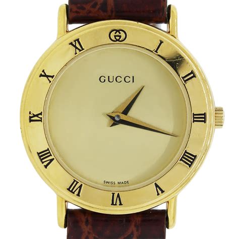 orologio gucci vintage oro|gucci 109 watches for sale.